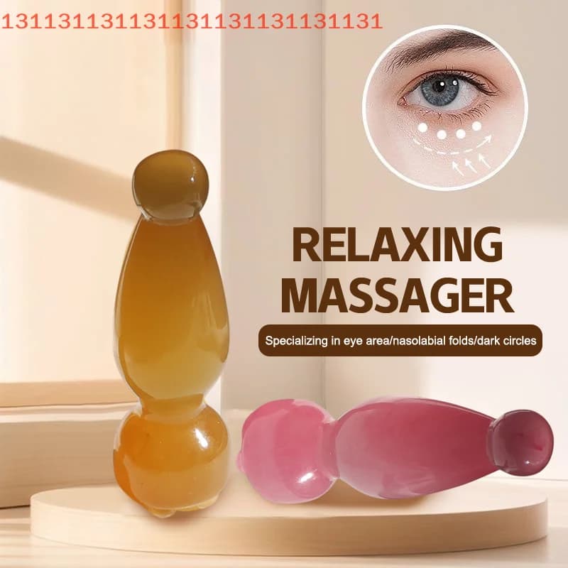 Strumenti per massaggio viso liscio Resina Gua Sha Cura della pelle del viso Bastoncini per massaggio Massaggiatore a forma di baccello di loto Strumento per fisioterapia facciale