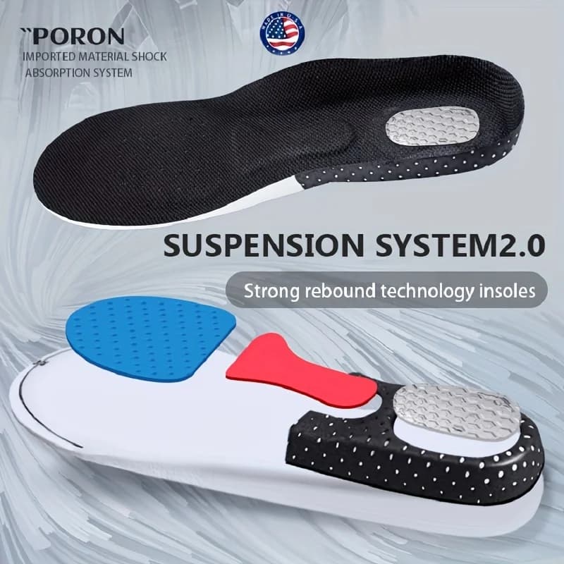 Men's Orthopaedic Solettes Women's Memory Foam Insole Gel Support Bearings for Bow Silicone Plantar Bearing for Sport Shoes Running Insert