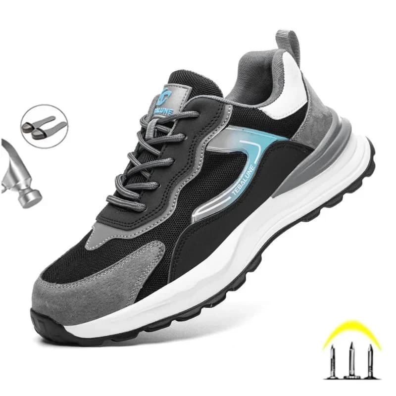 Scarpe antinfortunistiche Wrok antistatiche con punta composita per uomo Indistruttibili Prevengono la puntura Scarpe da ginnastica Stivali Calzature maschili leggere