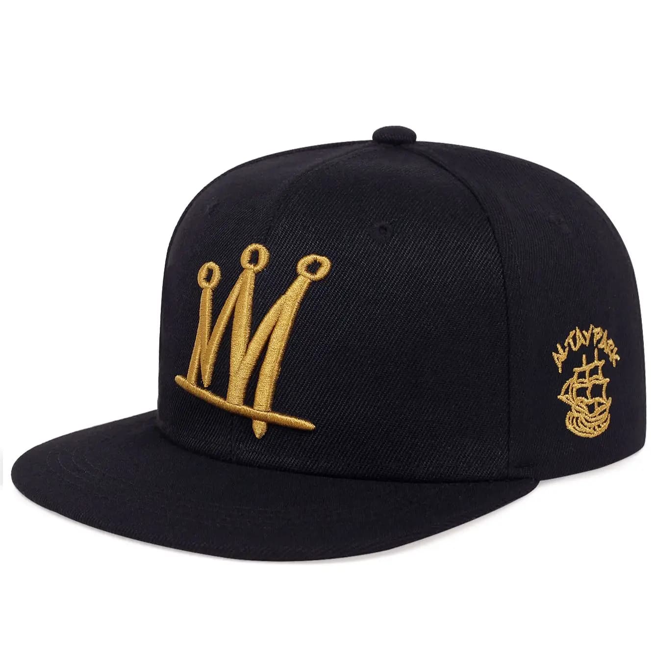 New hip hop red elastic cap in artificial suede BROOKLYN for men and women, baseball cap with sun protection for outdoor leisure for adults