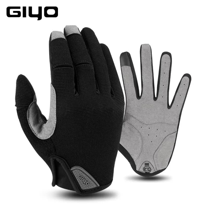 Giyo Road Bike Gloves Winter Touch Screen Cycling Gloves with Die Man Sport Lycra Woman Windproof Gloves Gym Fishing
