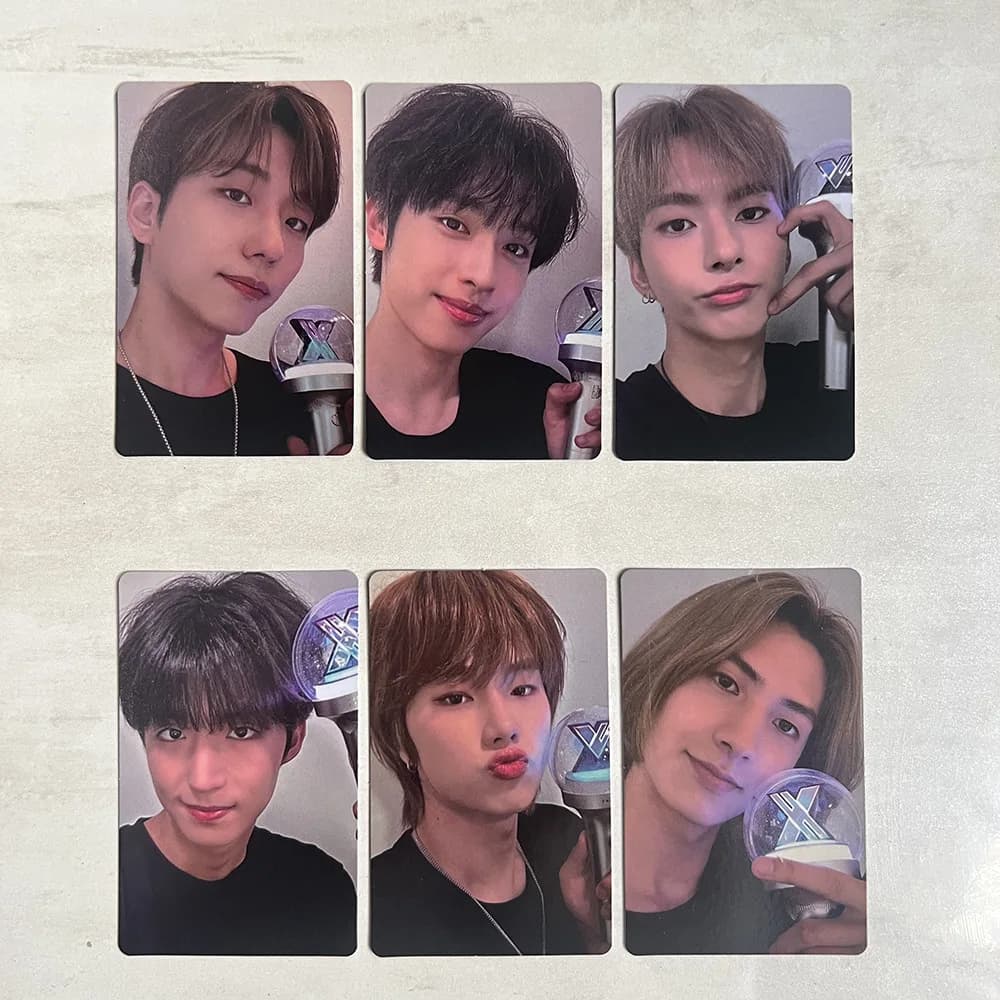 6 Pz/set Kpop Xdinary Heroes Hold Light Stick Photocards Deadlock Album Carte Selfie Gaon Jooyeon Gun-il Cartoline Ventole Regali