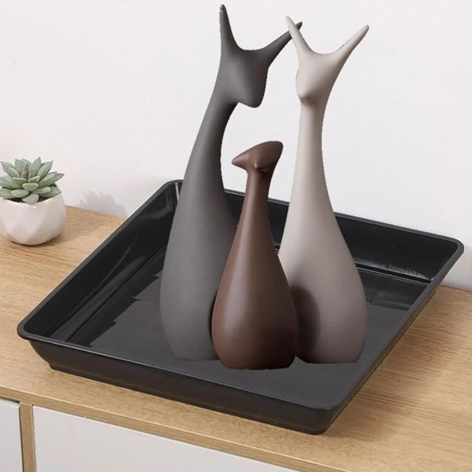 Square Plant Dispenser Plant Tray 35 cm Plant Tray Resistant Plastic Plant Trays Flower Jar Home and Outdoor Garden Furnishings