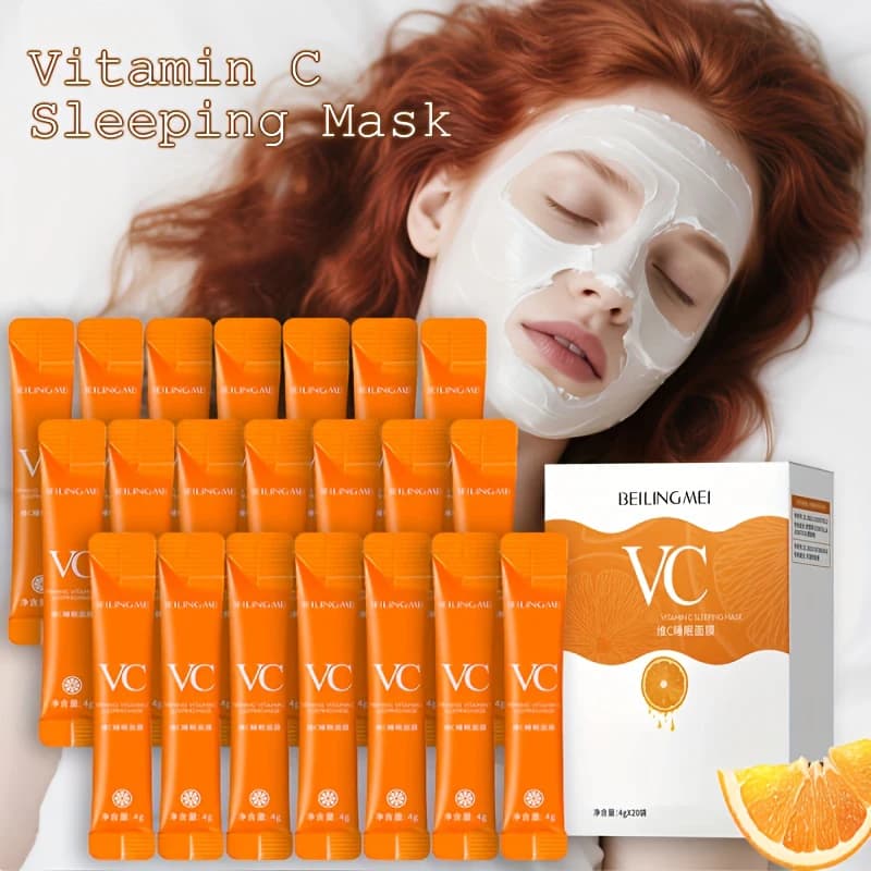 20 pcs Vitamin C Dormire Face Mask Anti Rugs Moisturizing Anti-aging Moisturizing Mask Face Skin Care
