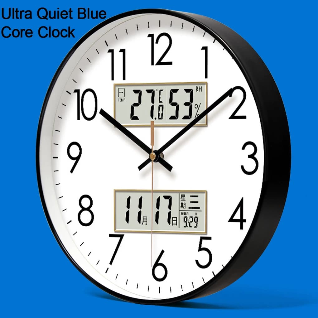 Wall clock with multifunctional features Silent as mute Wall clocks