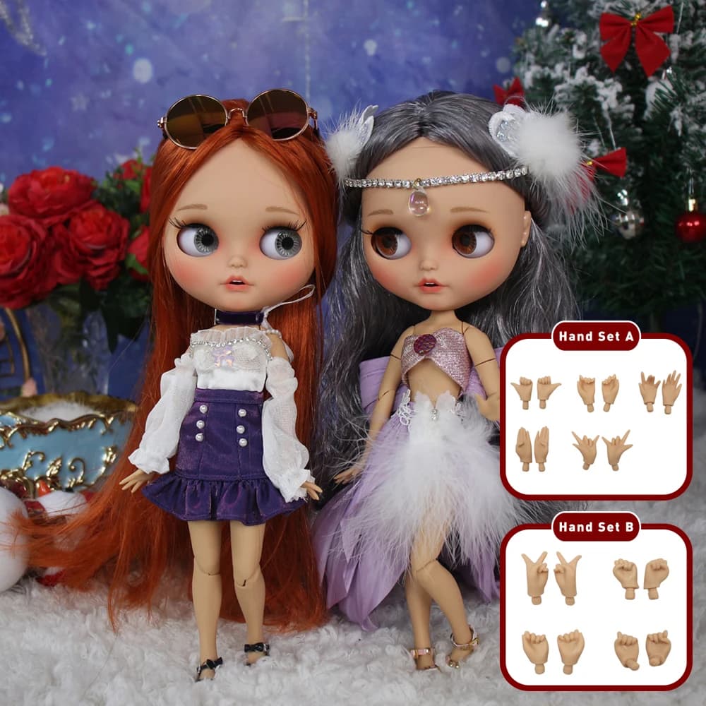 ICY DBS blyth doll 1/6 bjd toy Joint body New Tan skin Matte faceplate 30cm in vendita prezzo speciale giocattolo regalo anime doll SD