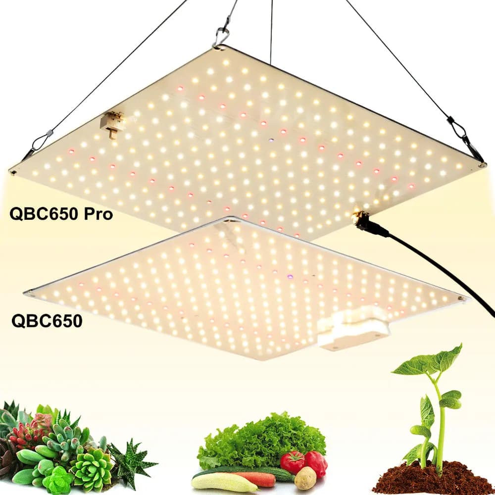 LM281B LED Grow Light UV&IR Chip 650W Full Spectrum Phyto Lamp for Indoor Security Camera Fill Light System Custom PPFD 60W 100W