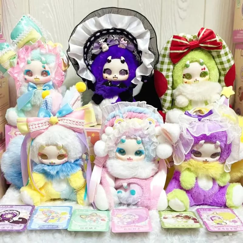 Boboco Autentico Seconda Generazione Puzzle Box Serie Fancy Park - Peluche Blind Box Trendy Play - Simpatico Giocattolo di Peluche Regalo - Disponibile
