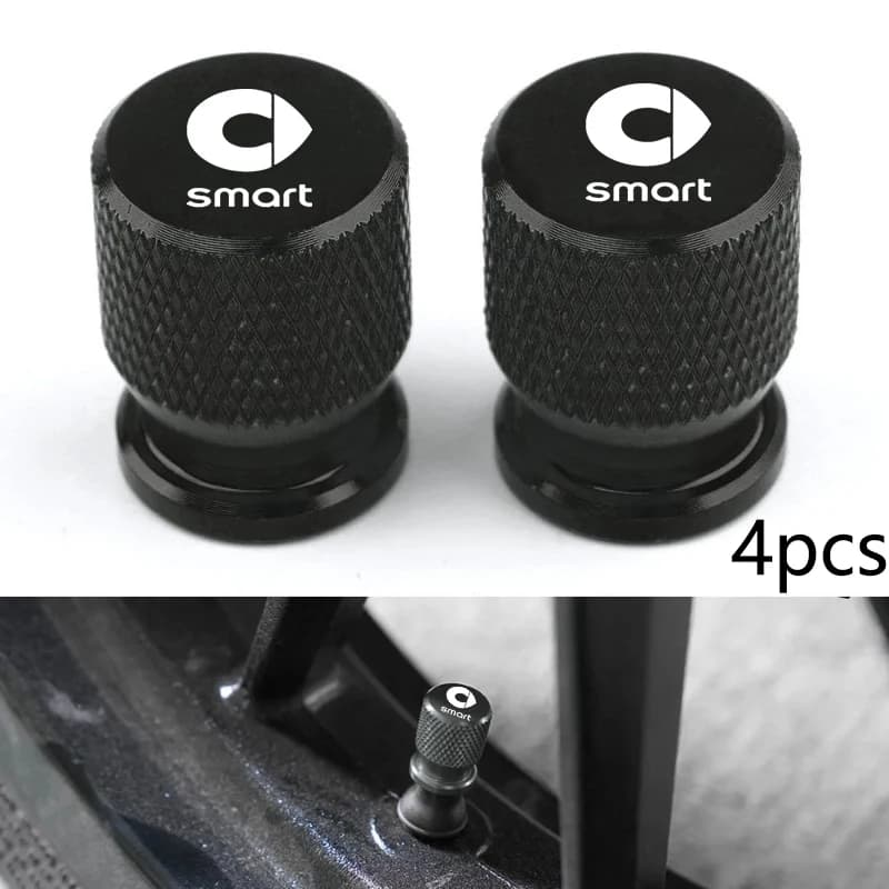 Cappucci per valvole per pneumatici per ruote auto Copri stelo per pneumatici Airdust impermeabile per Smart