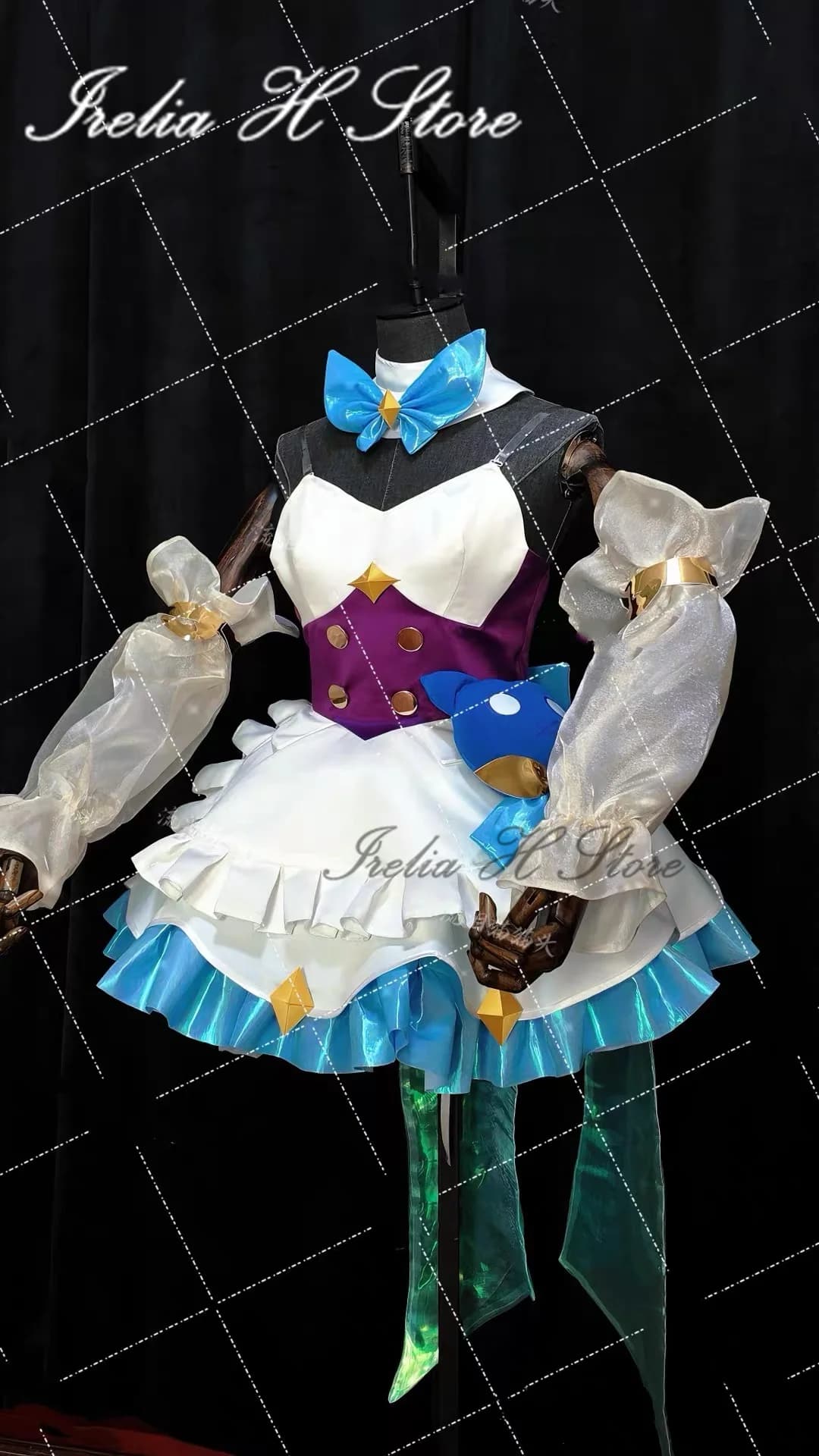 Irelia H Store Gwen maid dress from LOL Gwen Cosplay Costume for women Custom size made