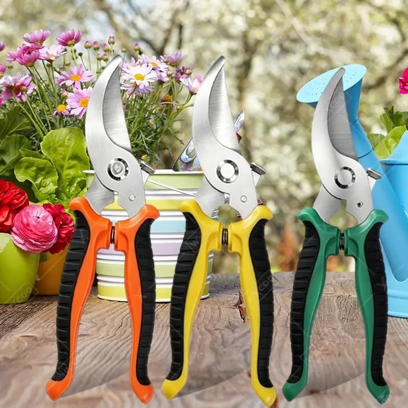 Professional Garden Pruning Shears for Trimming Thick Branches with Non-Slip Handle Labor Saving Garden Scissor Floral Scissor