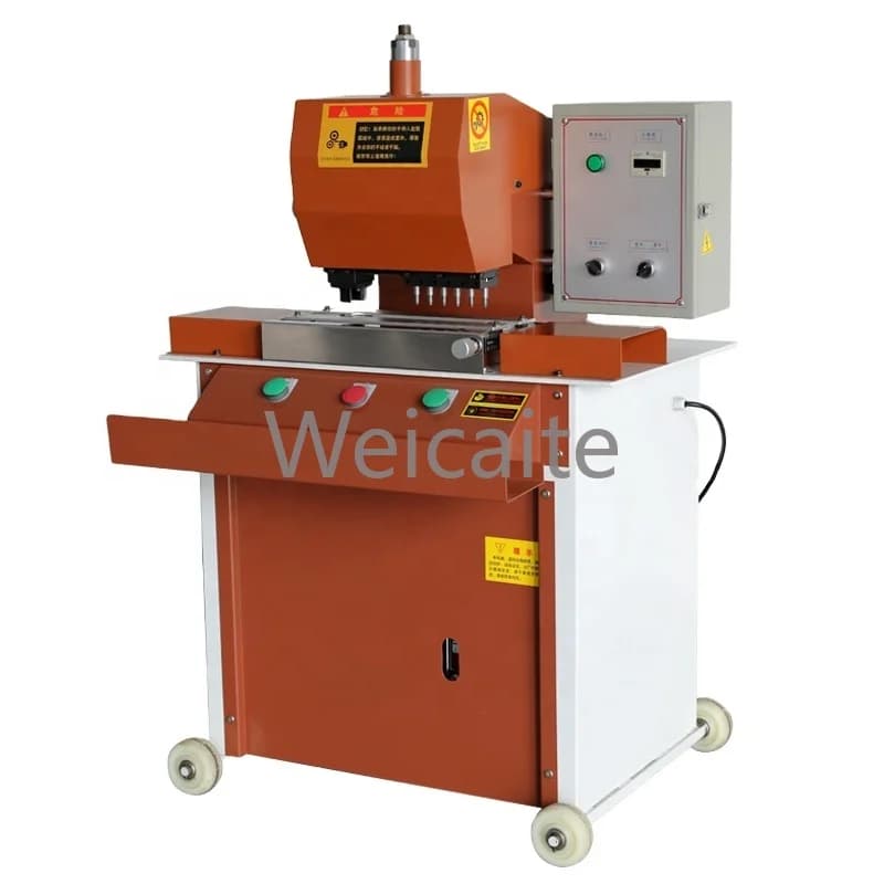 XD-380 Hydraulic Pressure Belt Punching Machine For Car Wallet Bags