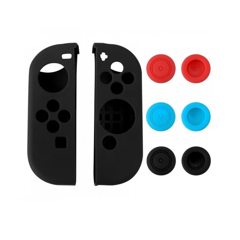 Custodia in silicone con impugnatura per Joy-Con di Nintendo Switch, protezione per controller NS Switch, accessori di ricambio per Switch OLED