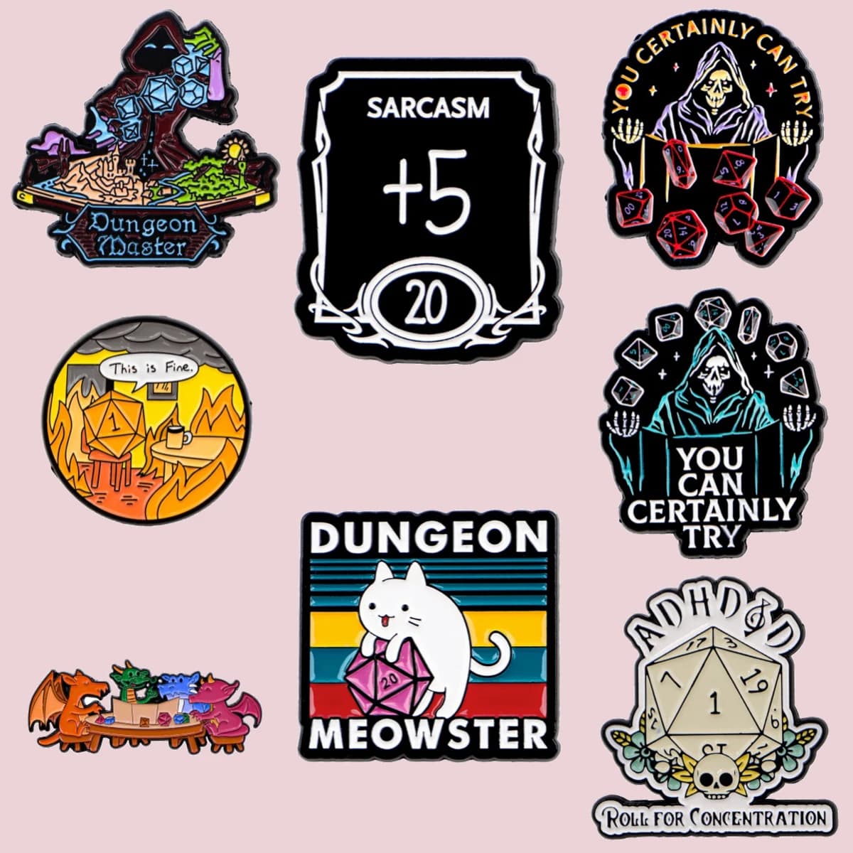 Game Figure Enamel Pins Funny Dragon Cartoon Lapel Pin Badge on Backpack Clothing Accessories Fashion Jewelry Gifts