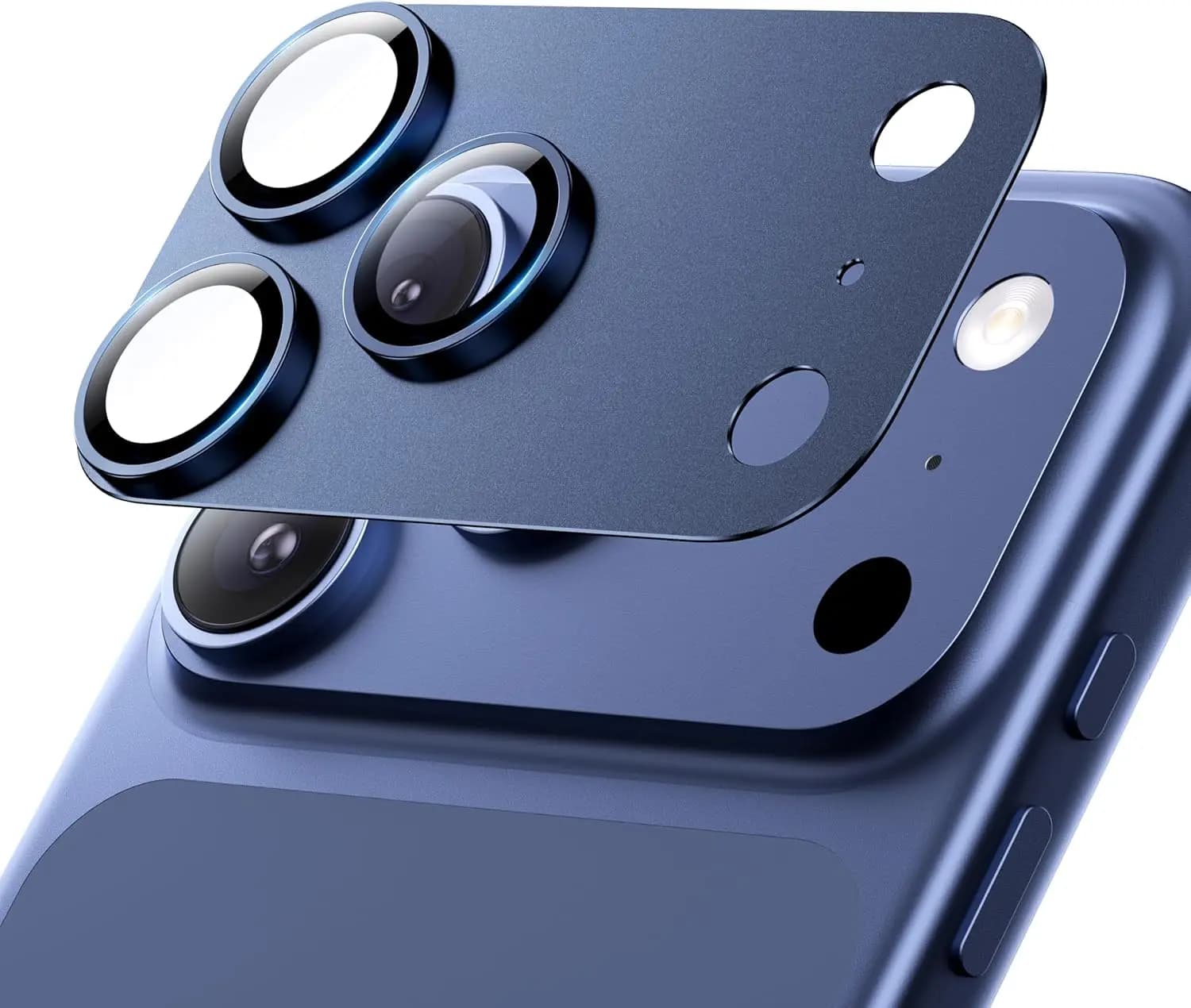 Per il telefono 17 Pro Max 17Air Protezione per obiettivo fotocamera Forte adsorbimento in metallo 9H + Vetro temperato Schermo fotocamera Copertura protettiva completa
