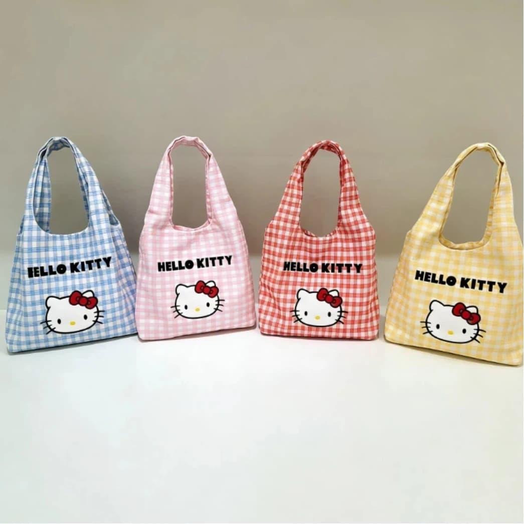 Borsa a tracolla Hello Kitty, astuccio Kawaii, borsa per penne di grande capacità, borsa per cosmetici, articoli di cancelleria, zaino per studenti, solo borsa, regalo