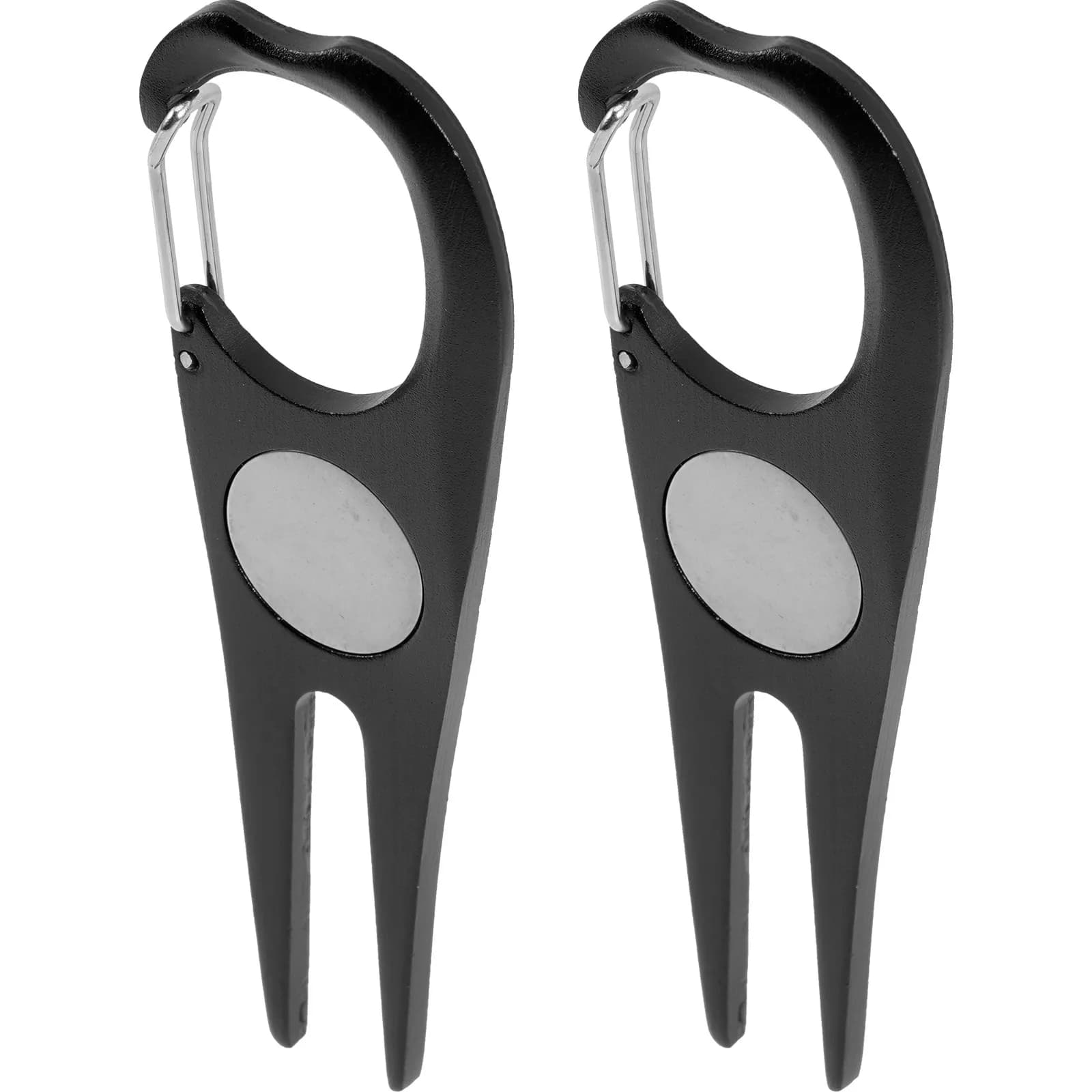 Set di 2 Riparatori di Divot in Metallo Premium per Campi da Golf, Forchetta Compatta e Leggera per Riparazione Divot, Marcatore di Palline Professionale