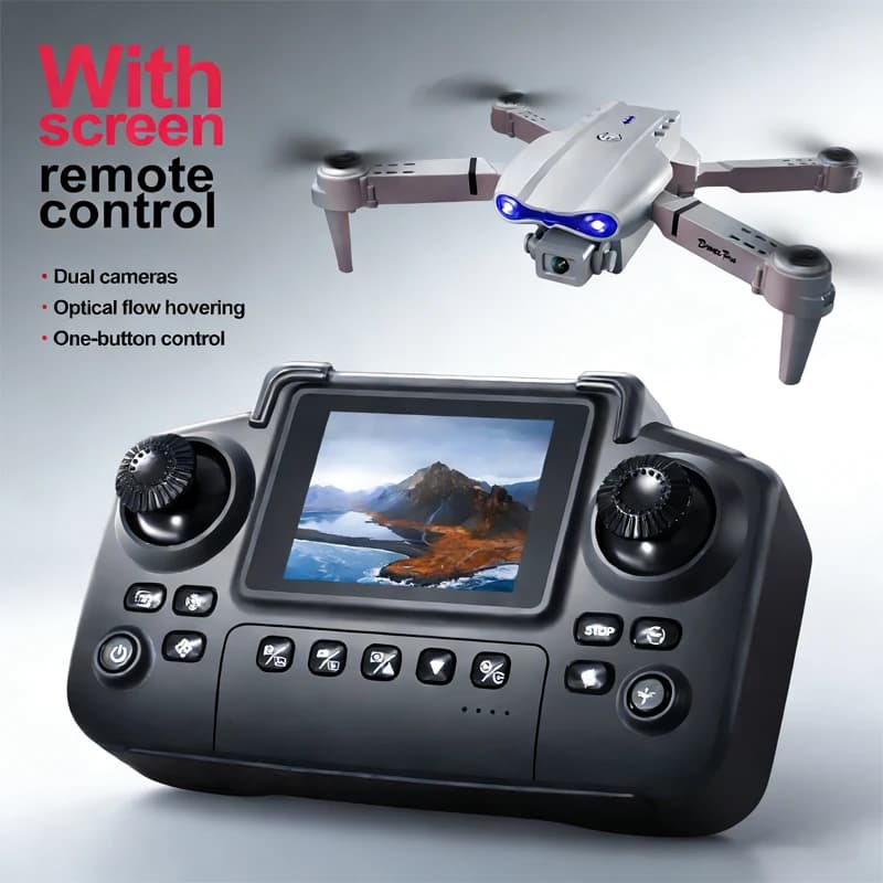 Nuovo E88 Air Screen Control Drone Professionale Ampio RC Dron HD Macchina Fotografica Pieghevole Elicottero Aereo Quadcopter Drone Regalo Del Capretto Giocattoli