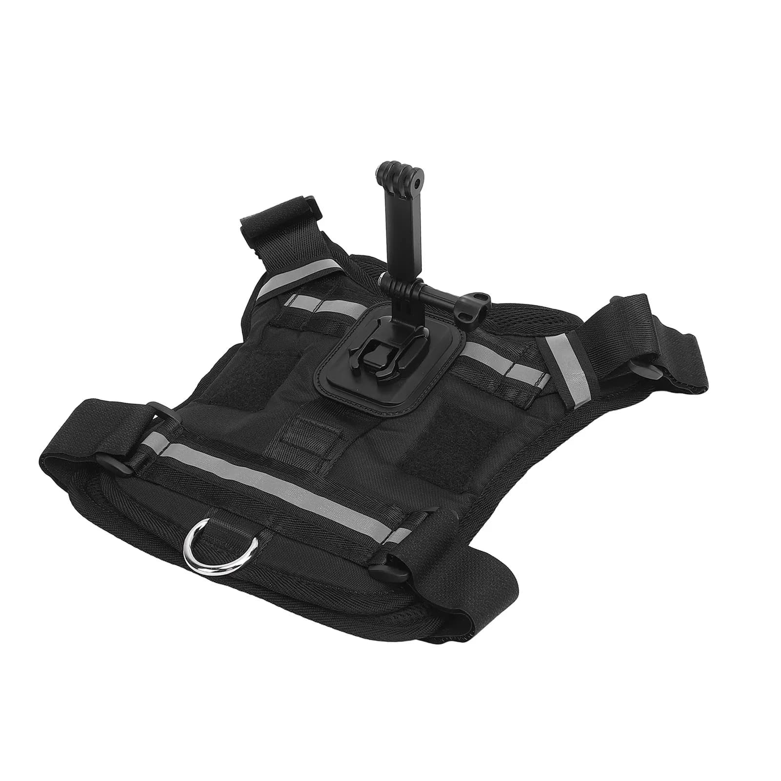 Pet Harness Camera Mount Vest Nylon Comfortable Padded Adjustable Dog Harness Mount for DJI Action 5Pro 4 for Insta360 X5 x4