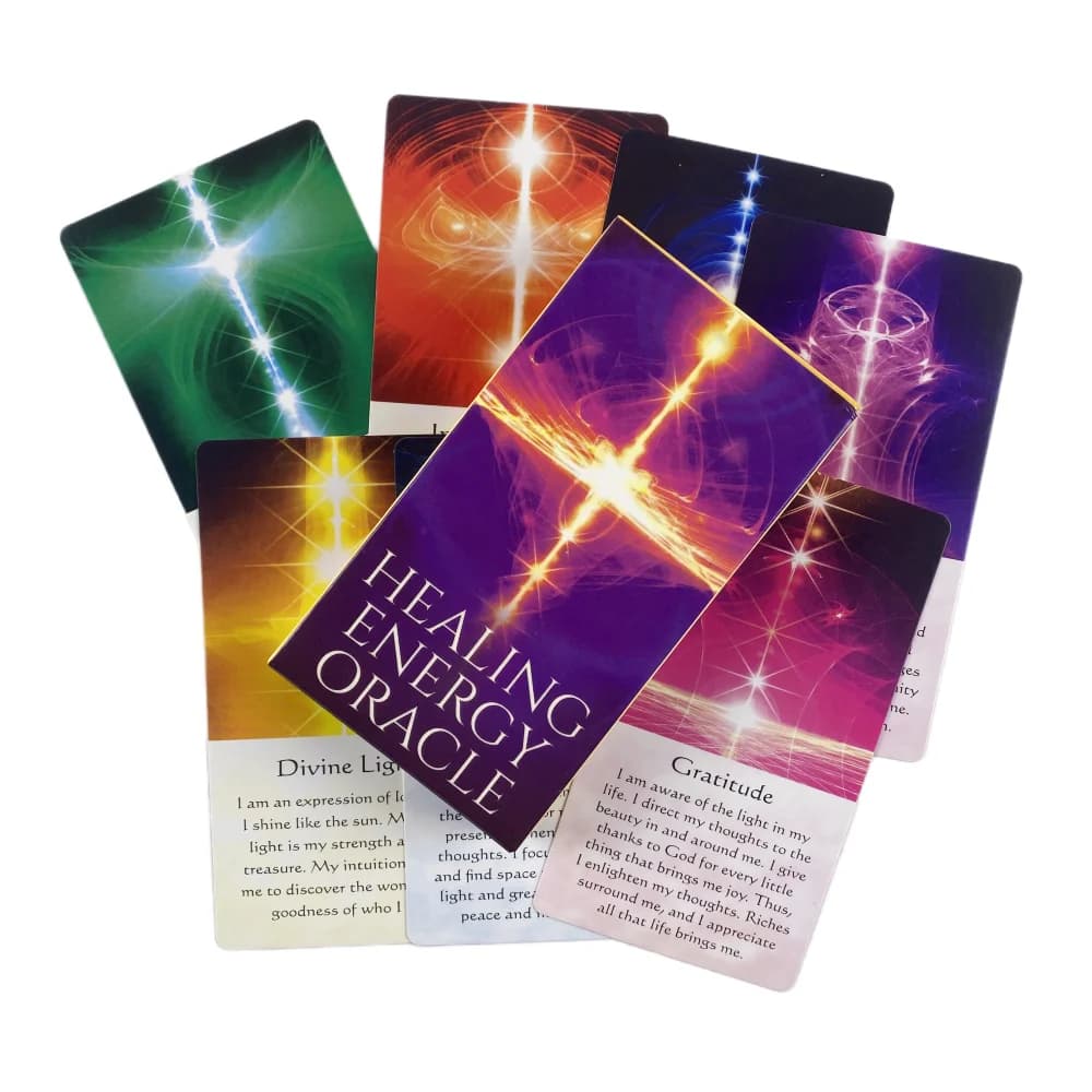 Healing Energy Oracle Cards Fortune Telling divinazione Deck English Vision Edition Tarot Board Playing Game For Party