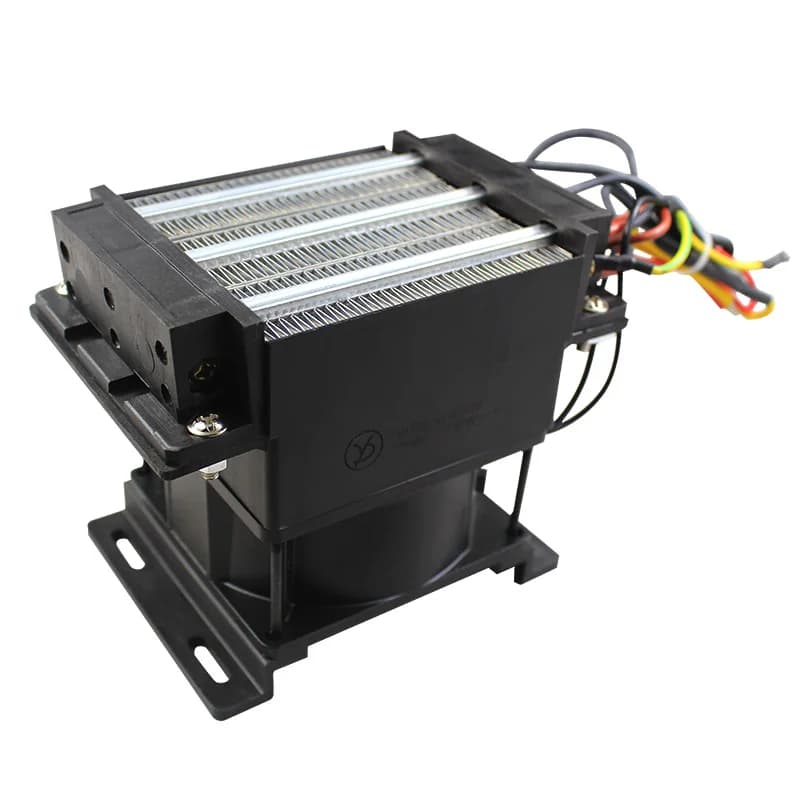 220V 400W 500W 750W AC Termostatico Riscaldatore Elettrico PTC Ventilatore Riscaldatore Incubatrice Elemento Riscaldante Industriale Isolamento Superficiale