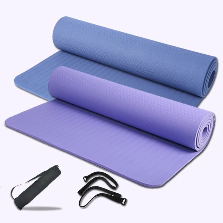 Anti-slip Ecological Yoga Mat in TPE Foam Thickness for Fitness and Gym
