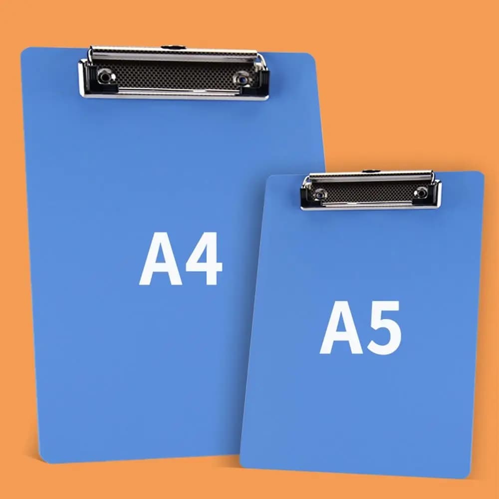 With Low Profile Gold Clip A4 Writing Clipboard Writing Sheet Pad Document Folder A4 A5 File Folder Writing Tablet Writing Pad