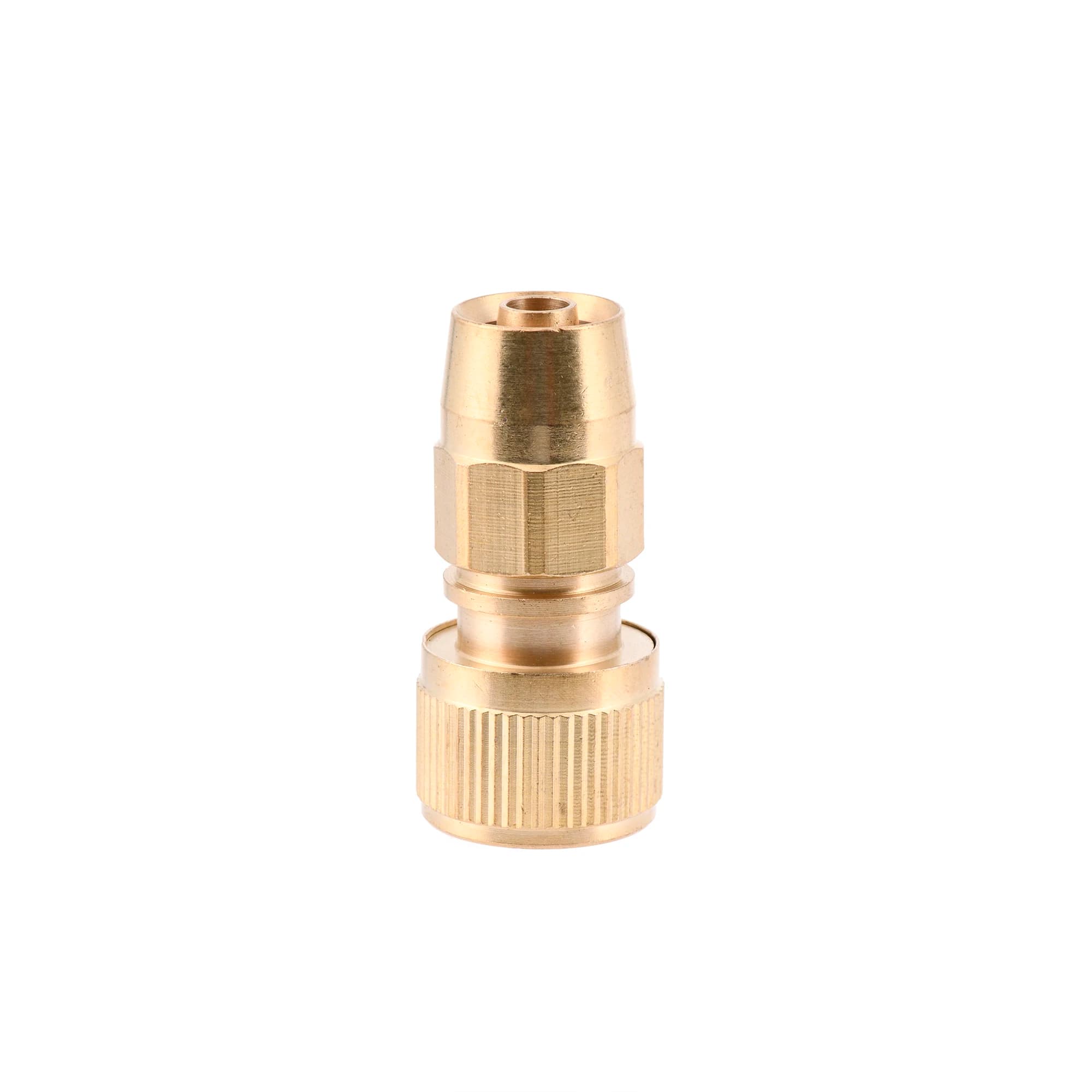 Adattatore per tubo rapido per capezzolo con connettore per rubinetto dell'acqua in ottone per dispositivo di irrigazione per tubo da giardino espandibile 1 raccordo per PC