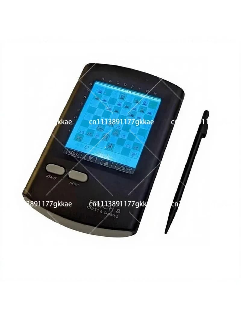 8-in-1 Electronic Chess Set Handheld Computer Chess Game for Adults Kids, Portable Travel Chess Board with AI Intelligence