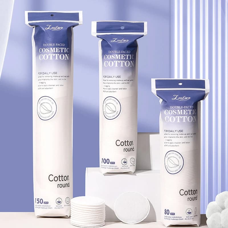 100/400 pz Dischetti di Cotone Usa E Getta Cotone Pulito Viso Rimozione Smalto Per Unghie Rotondo Morbido Viso Detergente Rimozione Dischetti di Cotone Per Il Trucco