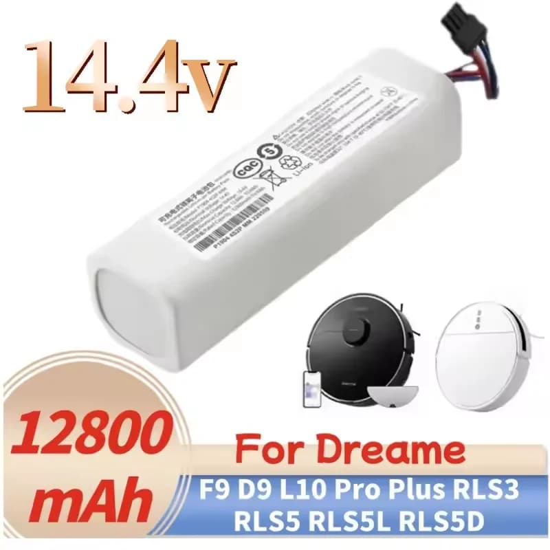 14.4V 9800mAh Li-Ion Replacement Battery for Dreame D9 F9 L10, D9 Pro, D9 MAX, D10 Plus, D10s, L10s Ultra Series Vacuum Cleaner.