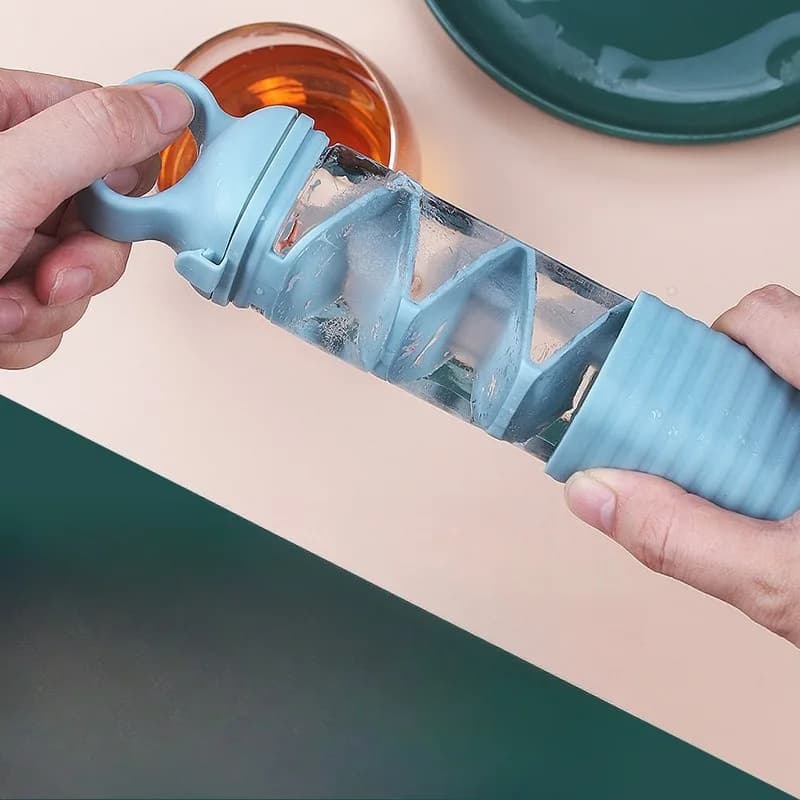 1 Piece 10 Grids Ice Cube Mold Household Quick Freeze Ice Tray Homemade Popsicle Maker For Bar Kitchen