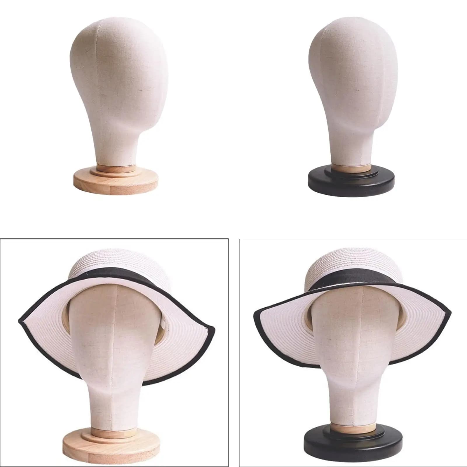 Testa di manichino Testa di parrucca Modello Cuffie Rack Modello di testa di manichino Manichino per capelli per salone di bellezza o negozio Copricapo Occhiali