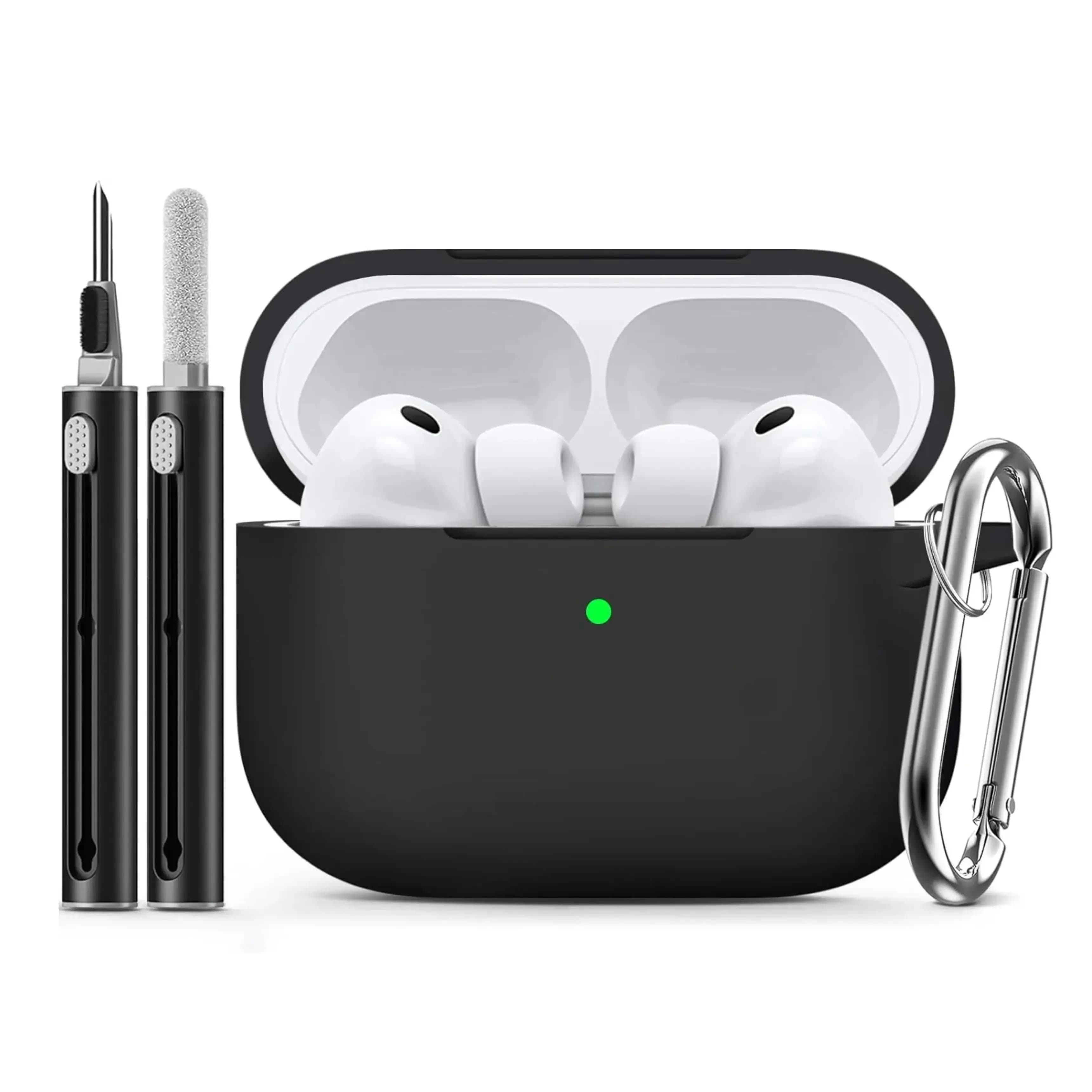 for AirPods Pro 3 Case 2025 with cleaning kit, soft silicone protective cases for Apple AirPods Pro Third Generation Case for Women