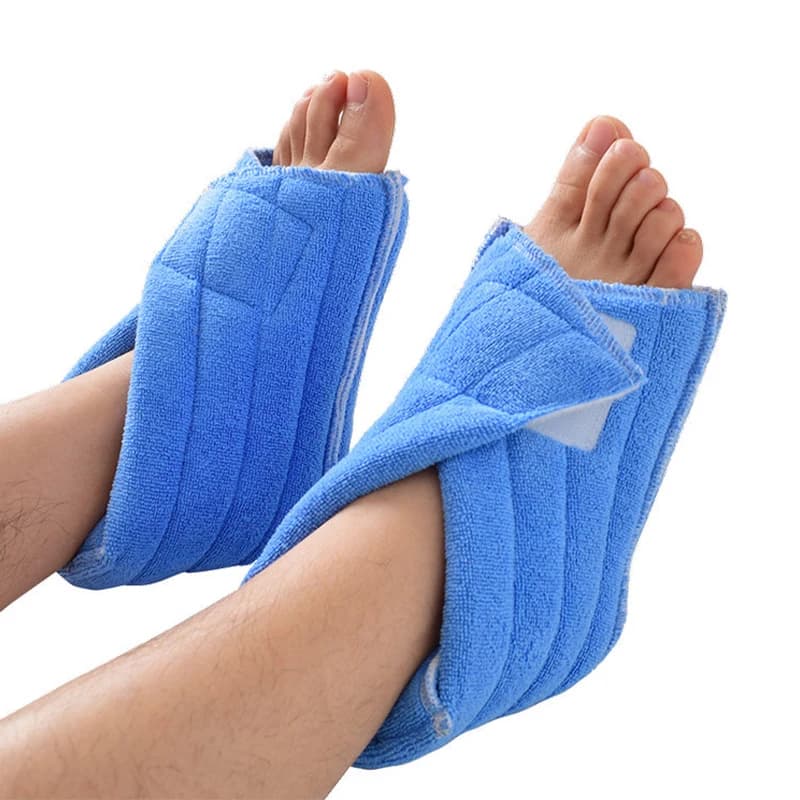 2 pezzi piede caviglia copertura calda per anziani letto assistenza infermieristica sollievo dal dolore piede strumenti sanitari supporto tallone del piede anti-decubito