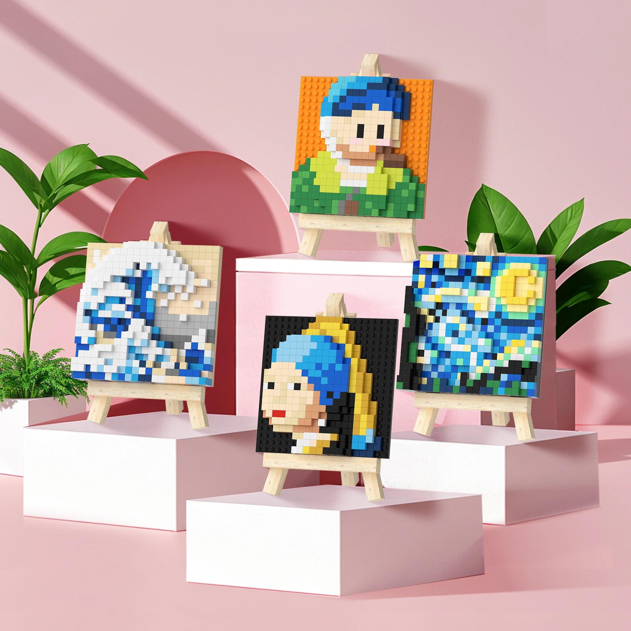 DIY Oil Painting Building Blocks - Educational Toys for Boys & Girls - Perfect Gift for Creative Minds!