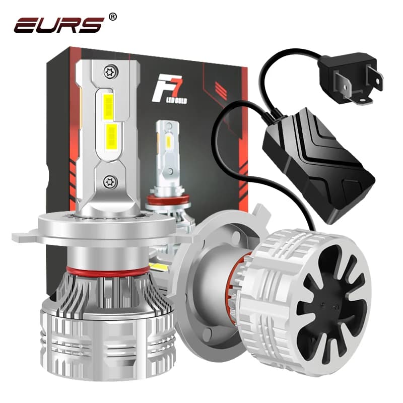 2PCS Auto H4 H7 Faro A Led H1 H4 H7 H8 H9 H11 9005 9005 9012 Faro Del Motociclo Auto Luce Della Nebbia Lampadina 12V F7