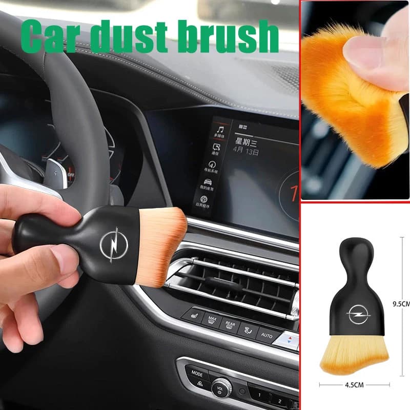 Spazzola morbida per la pulizia delle prese dell'aria condizionata per interni auto, per Opel Astra J, Insignia, Astra, Corsa, Zafira B, Mokka, Vivaro, Meriva