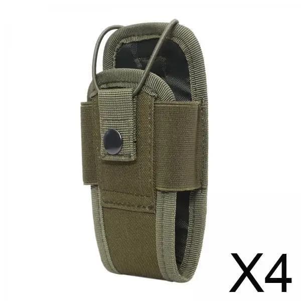 Gilet Molle con custodia per radio impermeabile con tasche Porta walkie-talkie bidirezionale per attrezzatura da polizia all'aperto