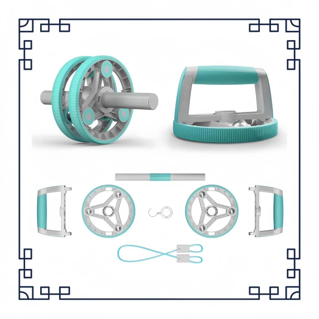 Professional abdominal equipment: home gym Yoga Core Trainer for woman, green
