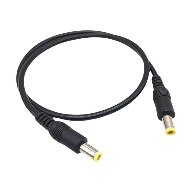 18AWG DC Power Spin from 5.5 x 2.5 mm male to 5.5 x 2.5 mm male Connector Cable 12 V 10 A Power Extension Cables