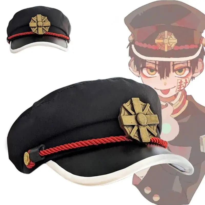 Anime Toilet-Bound Yugi Amane Cosplay Hat Toilet bound Navy Style Hanako kun Cap Costume Props