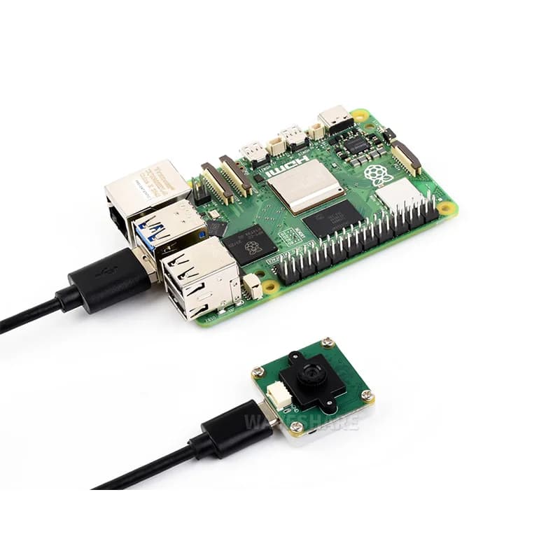 Waveshare OV9281 USB Camera Module 1280x720 120FPS Global Shutter Mono Video Camera For High Speed Capture Raspberry Pi Jetson