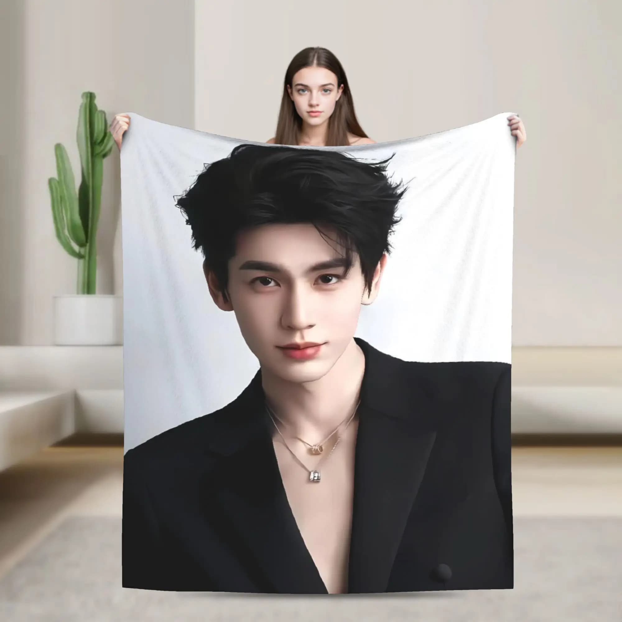 Zhang Linghe Flannel Blanket Warm Soft Throw Blanket for Couch Bed Picnic Fashion Bedspread Sofa Bed Cover