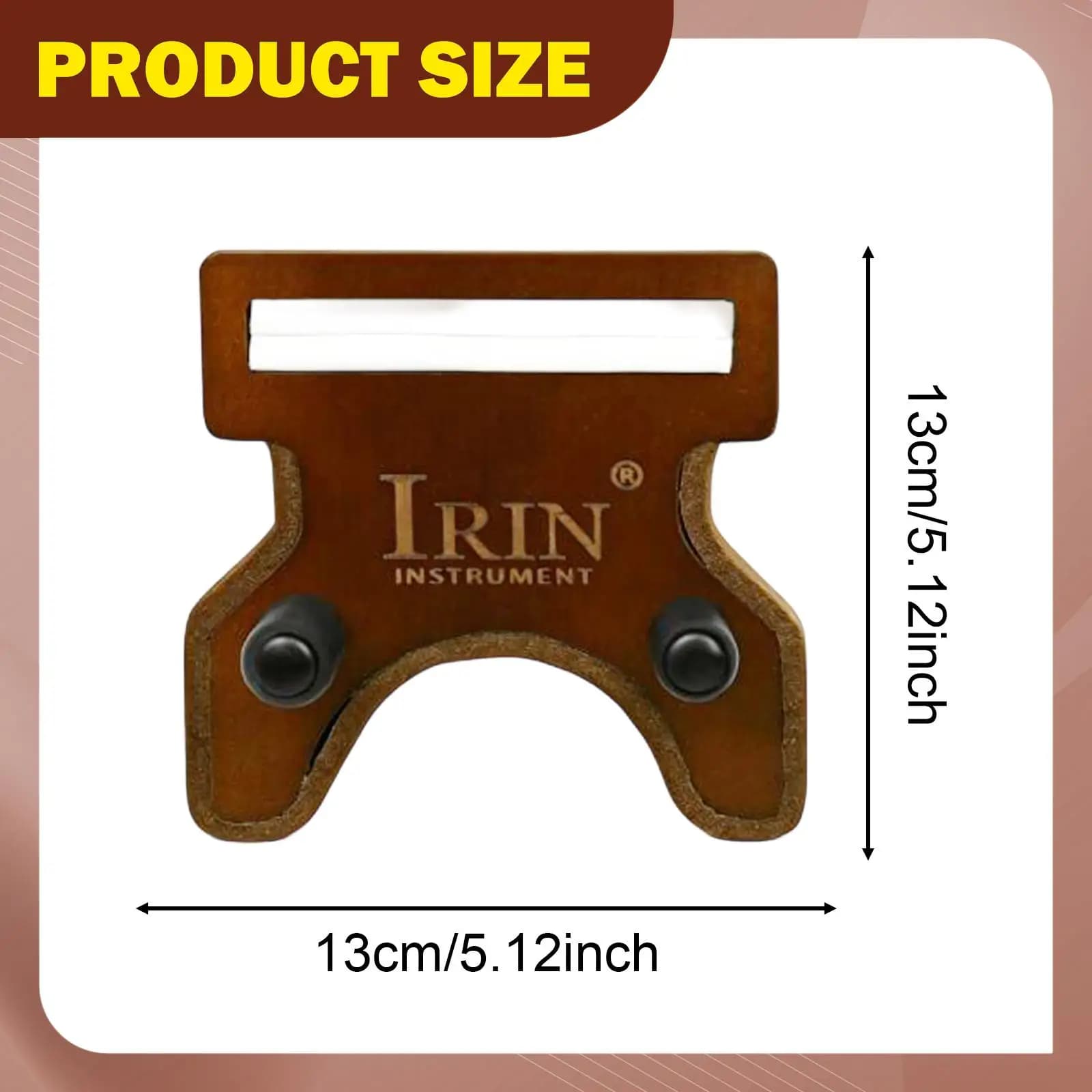 Supporto da Parete per Strumenti Musicali, Espositore per Chitarra con Slot Portaplettro, in Legno Massello e Spugna, per Accessori da Studio Domestico