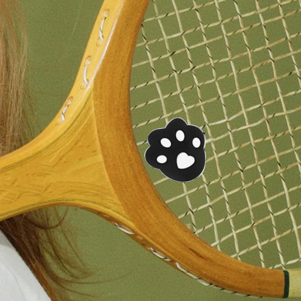 4 Anti-vibrating Pieces for Tennis Racks in Silicone, Grinders to Improve Control and Comfort, Tennis Rack Accessories