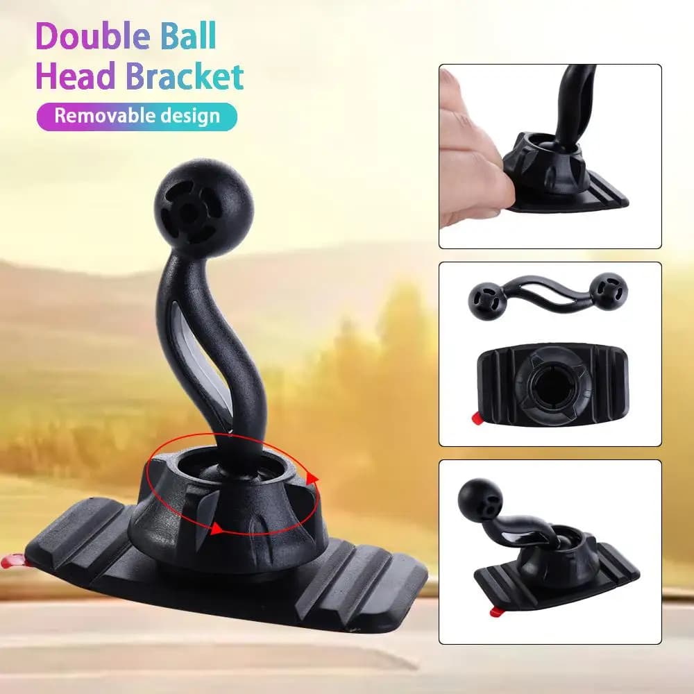 Base universale per supporto per testa a sfera da 17 mm Supporto per cruscotto Supporto per telefono cellulare per staffa per supporto per telefono per auto Accessori per auto