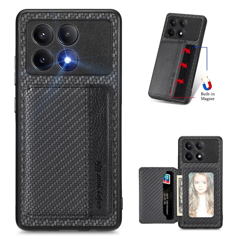 Per Poco F8 Ultra 5G RFID Custodia per carte in pelle Portafoglio magnetico Pannello posteriore Mi Telefono Xiaomi Poco F8 Pro Custodia PocoF8 F 8 Ultra Cover