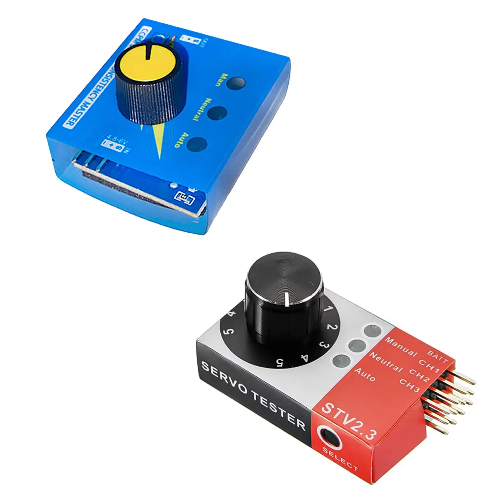 Digital Tester Multi Servo 3CH - Consistency meter ESC CCPM 4.8V-6V for RC drones, helicopters, aircraft, cars and boats