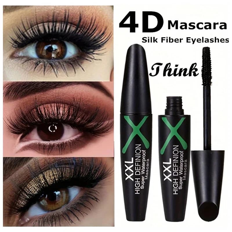 Dark Green Fork Waterproof Slim Curl Long Mascara Natural Extensive Long-Term Mascara